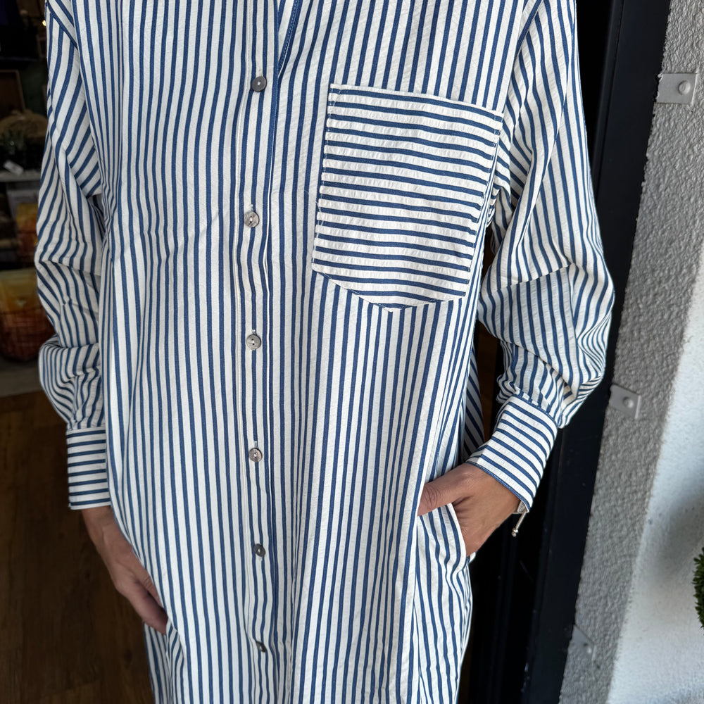 Amanda Dress - Indigo