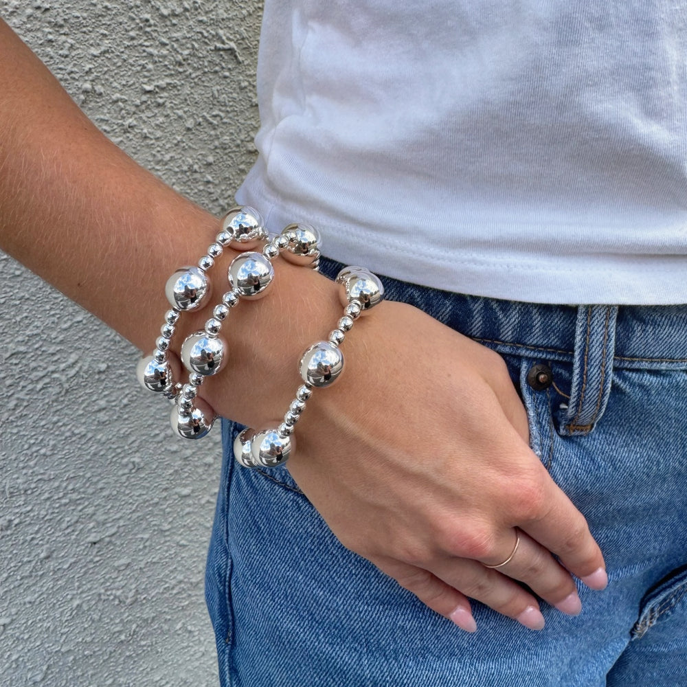 Avery Bracelets- Silver