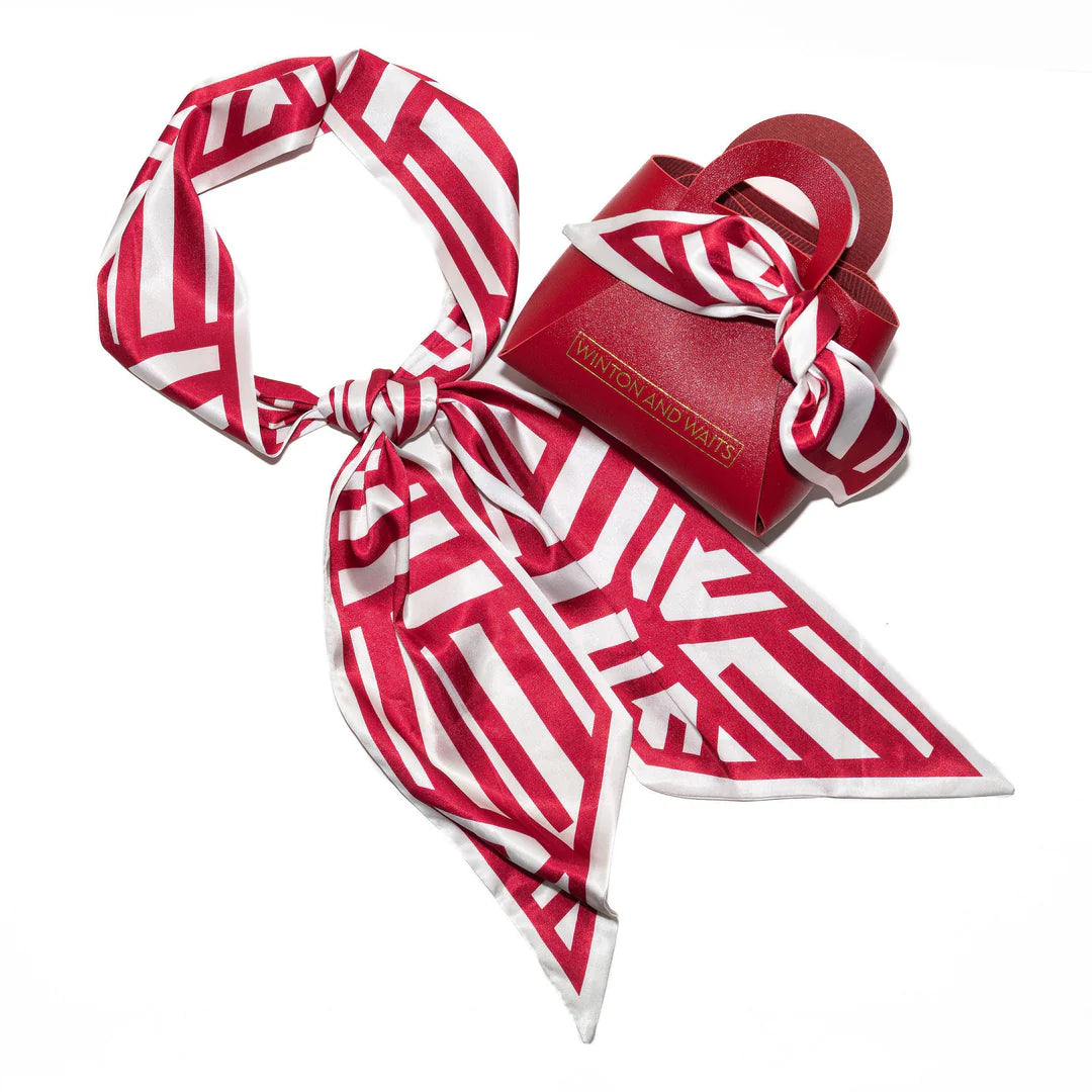 Red & White Gameday Scarf