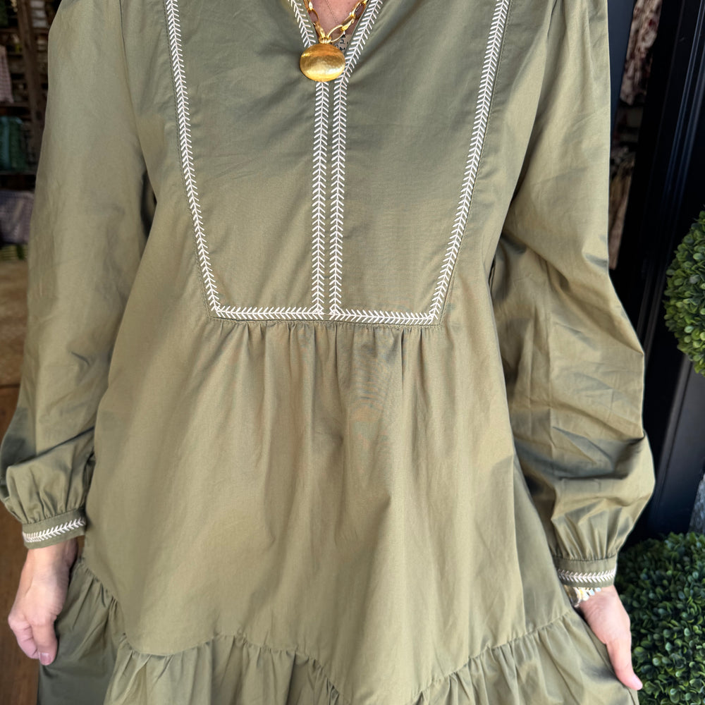Camille Dress - Olive