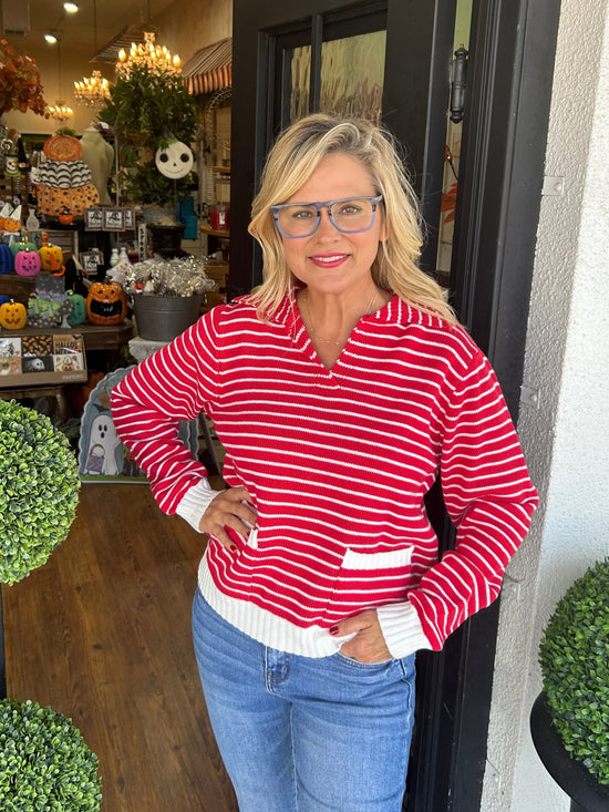 Azalea Striped Sweater