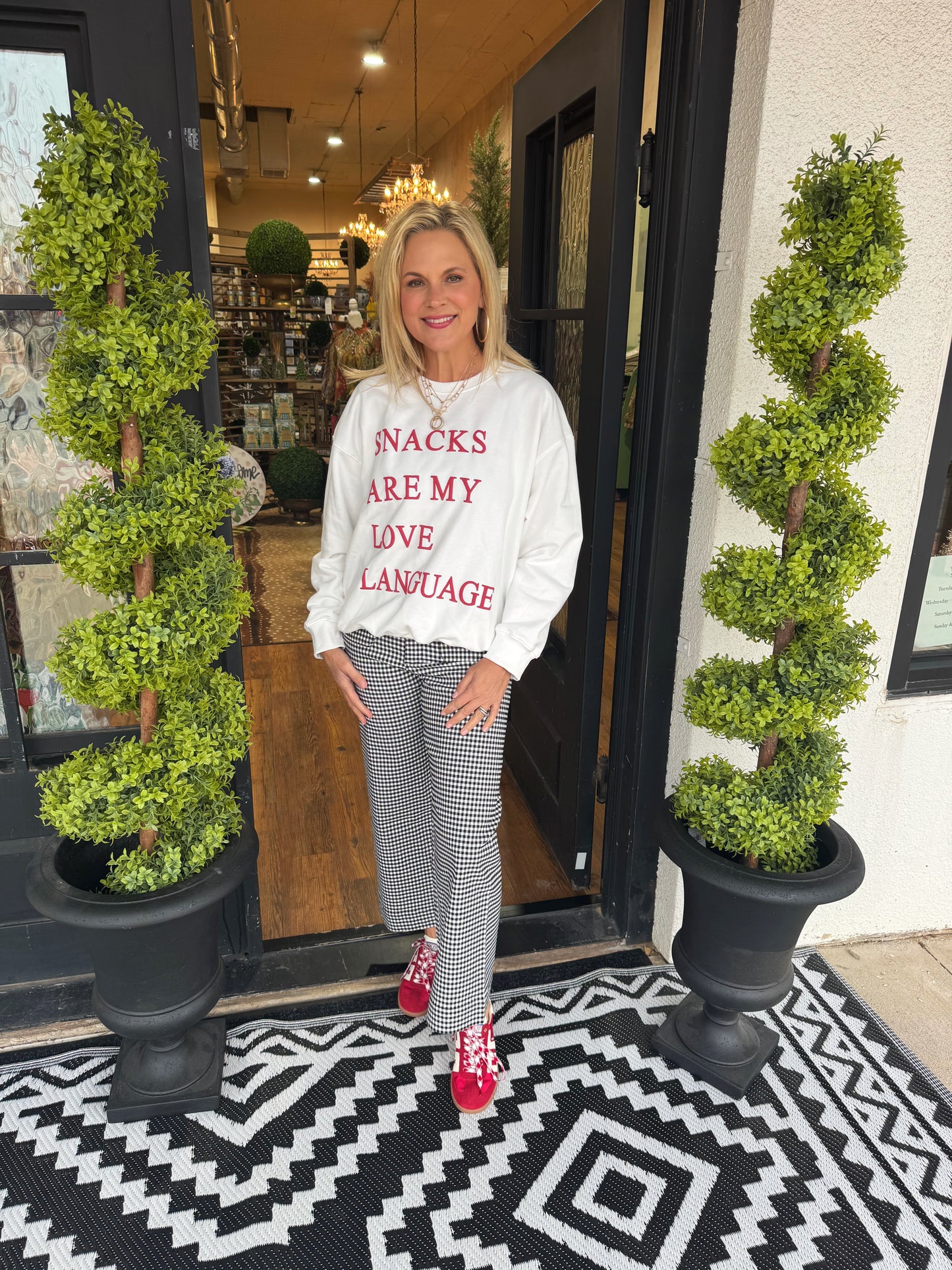 Snacks Are My Love Language Sweatshirt