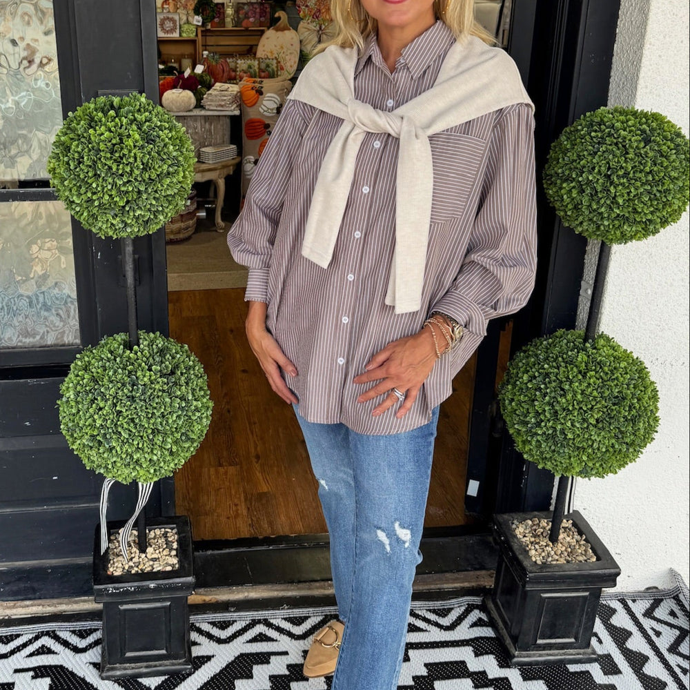 Reece Button Up Top