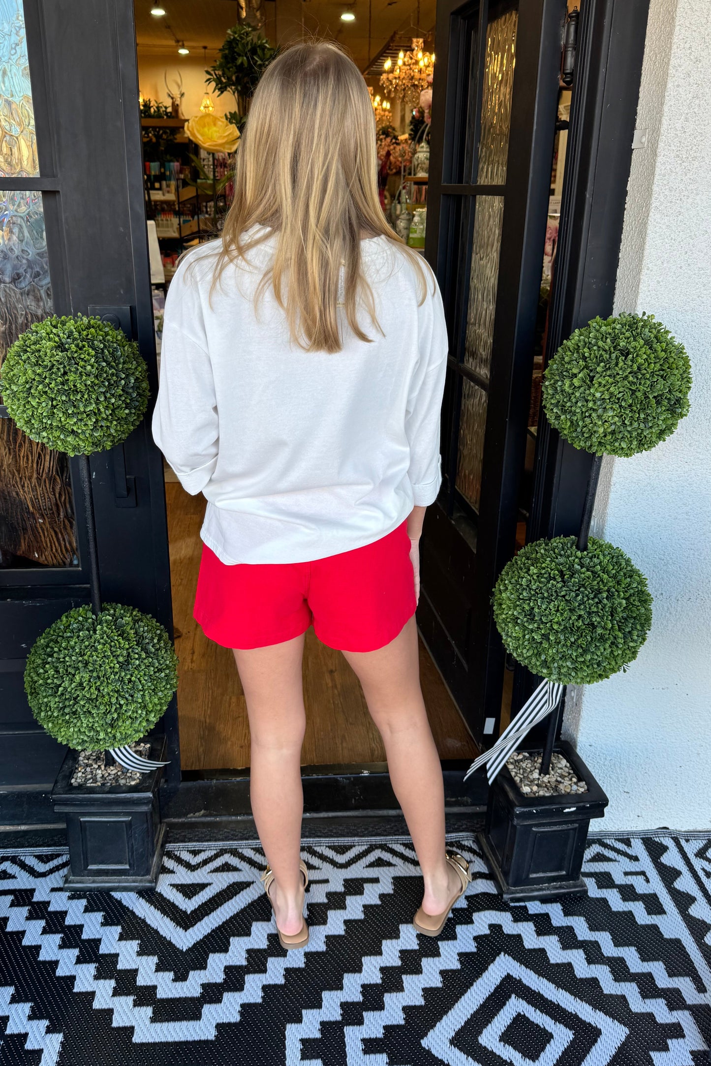 Charlotte Shorts -Red