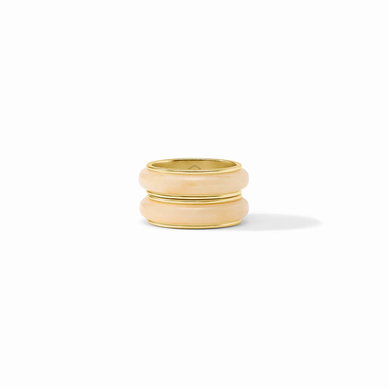 Carnaby Duet Ring - Ivory