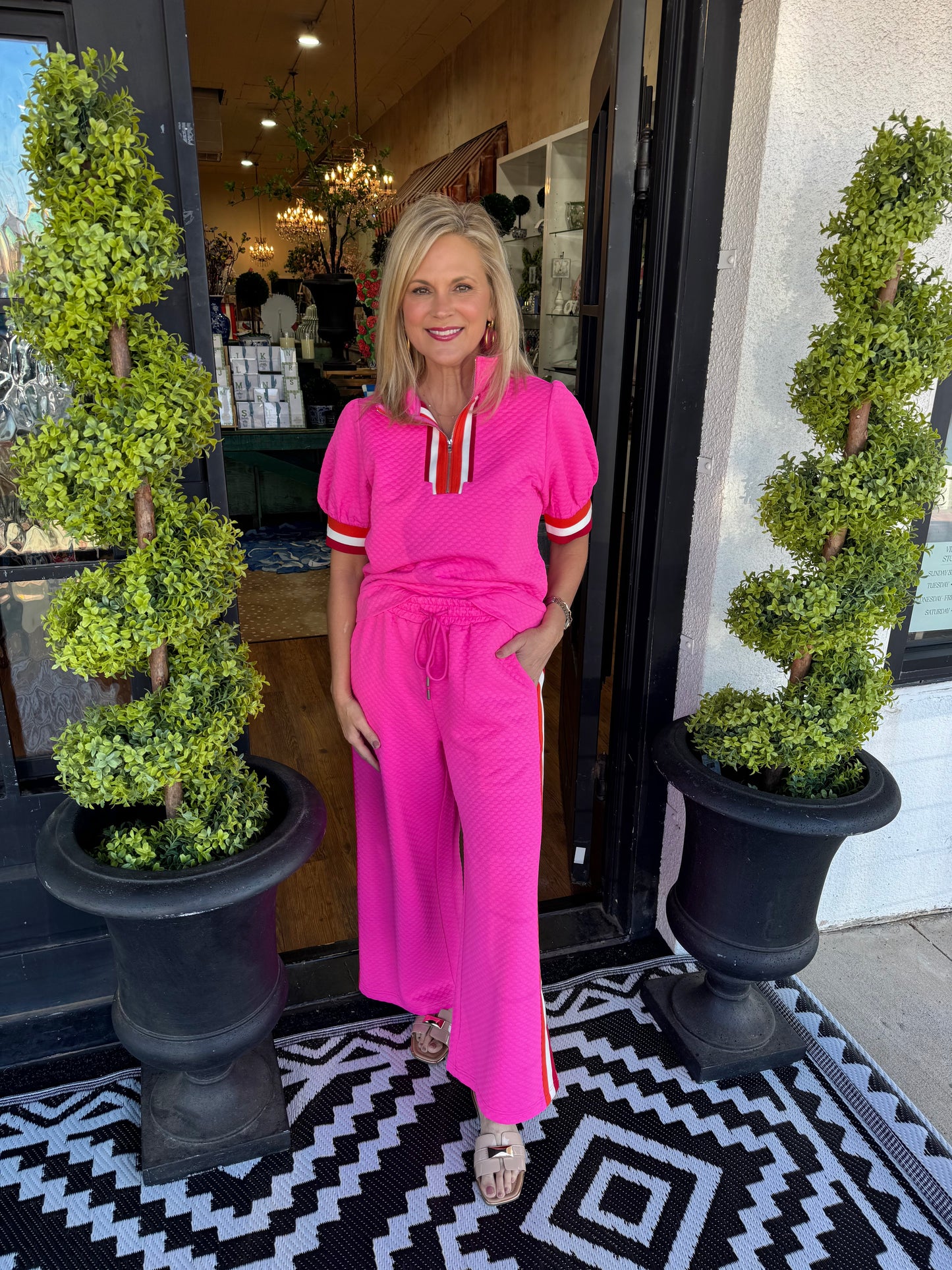 Joyce Set - Hot Pink