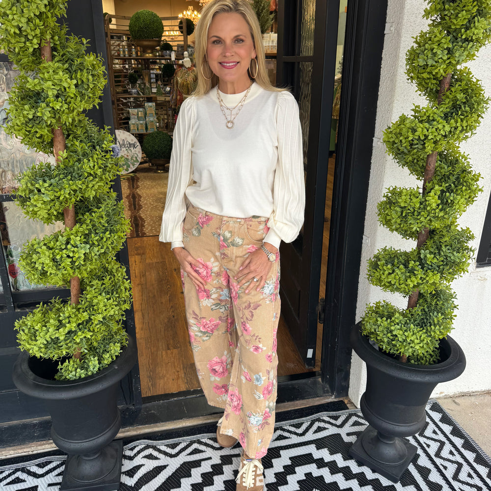 Fallon Sweater - Ivory