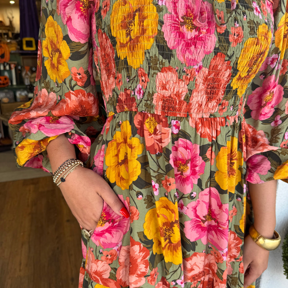 Serafina Dress - Sage