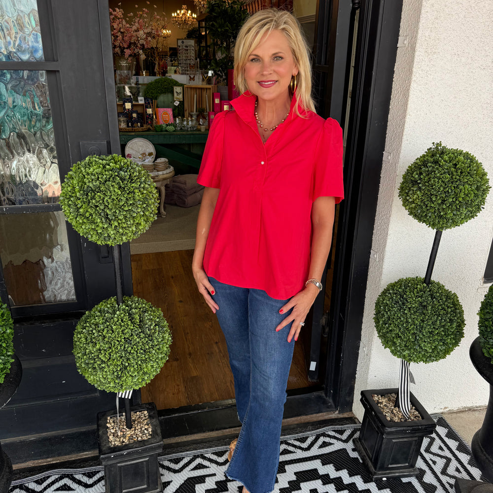 
                  
                    Hazel Top- Red
                  
                