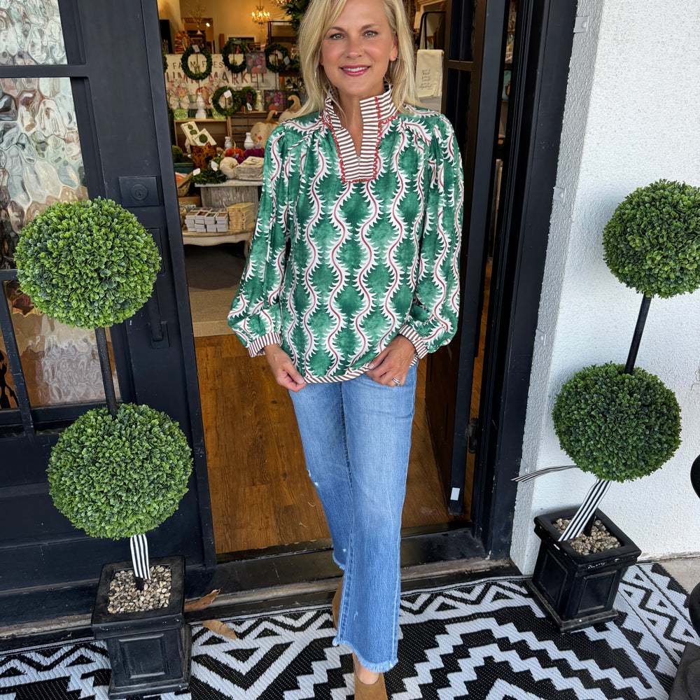 Betsy Top-Green