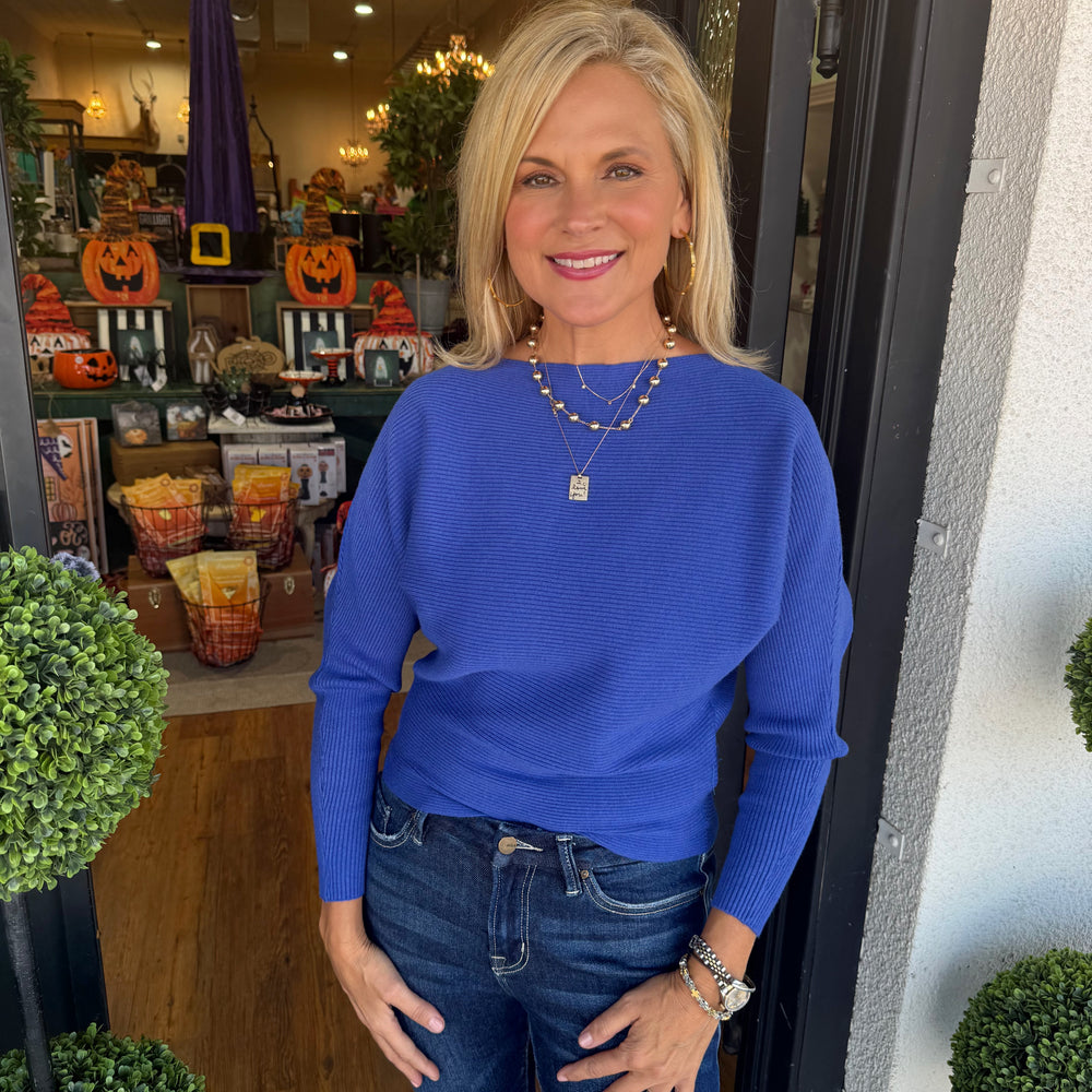 Monica Sweater - Royal Blue
