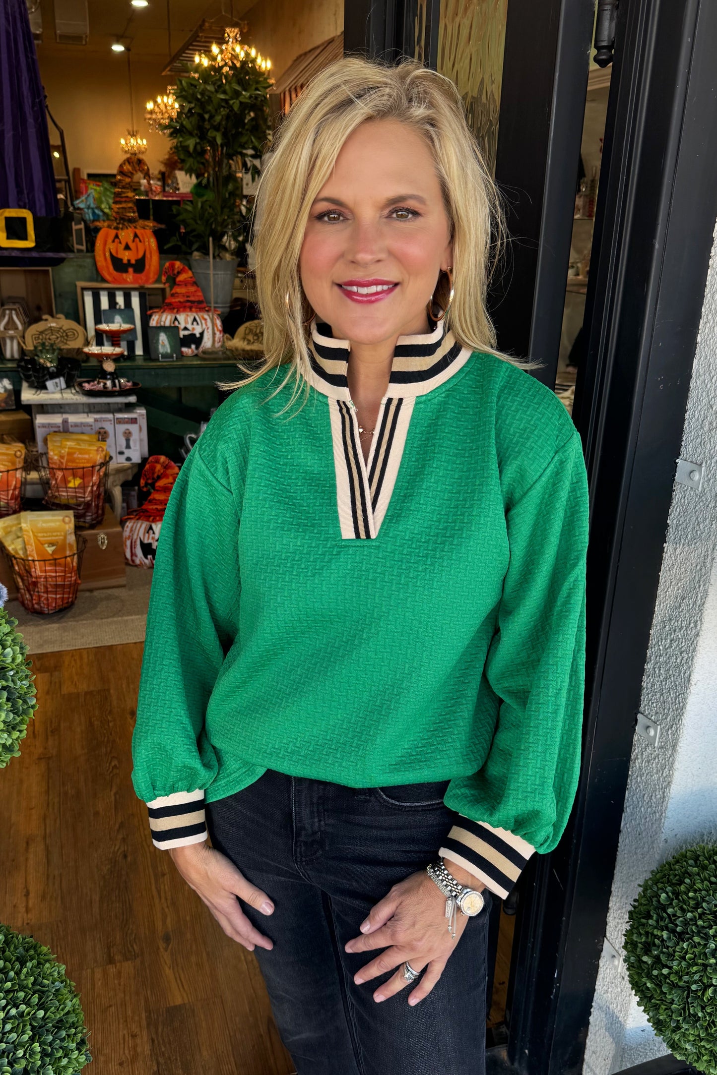 Shannon Top - Green