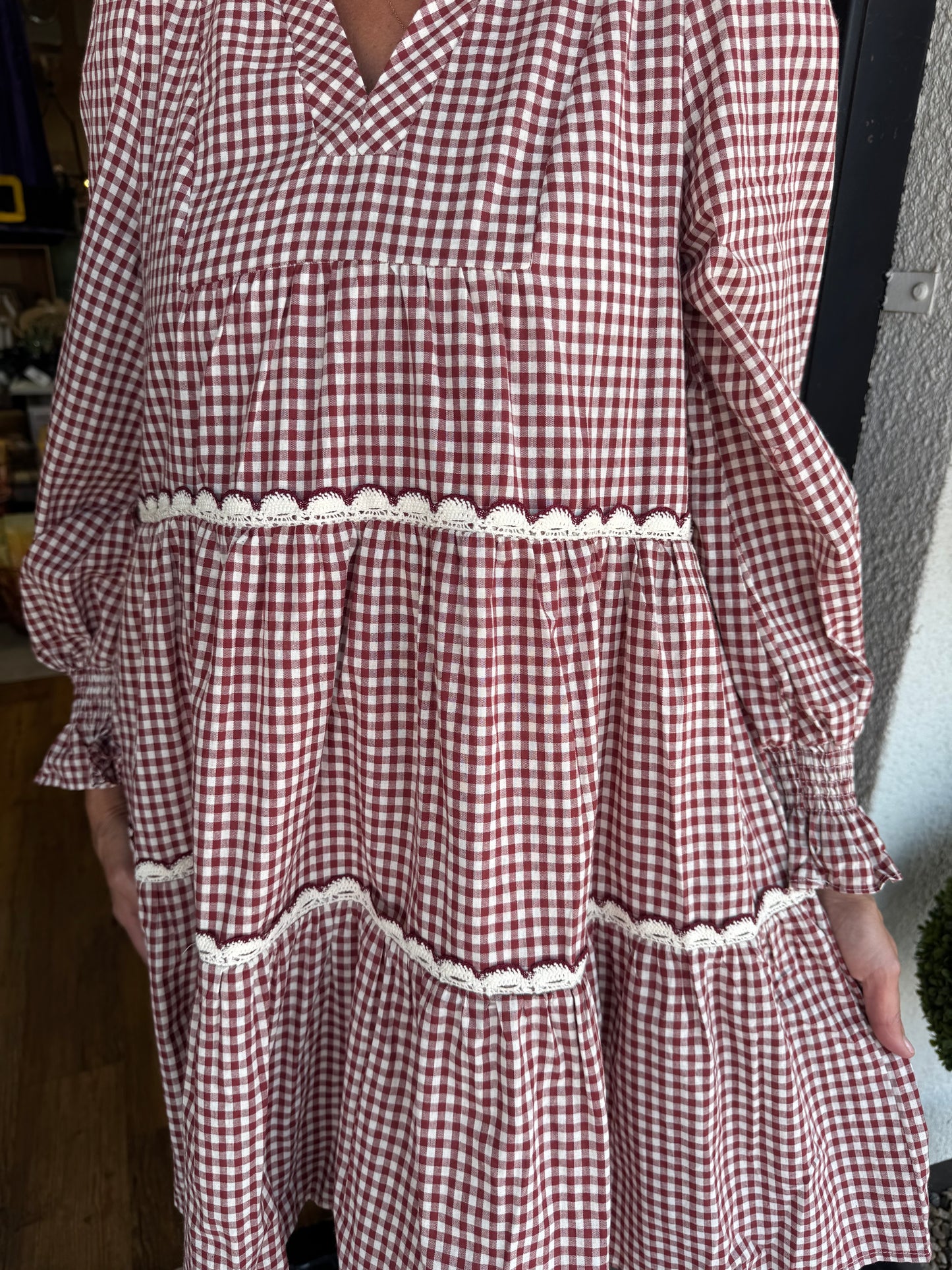 Paloma Dress - Burgundy