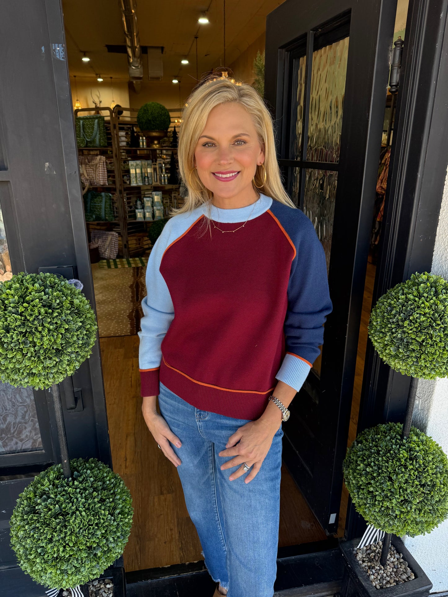 Zofia Sweater - Colorblocked