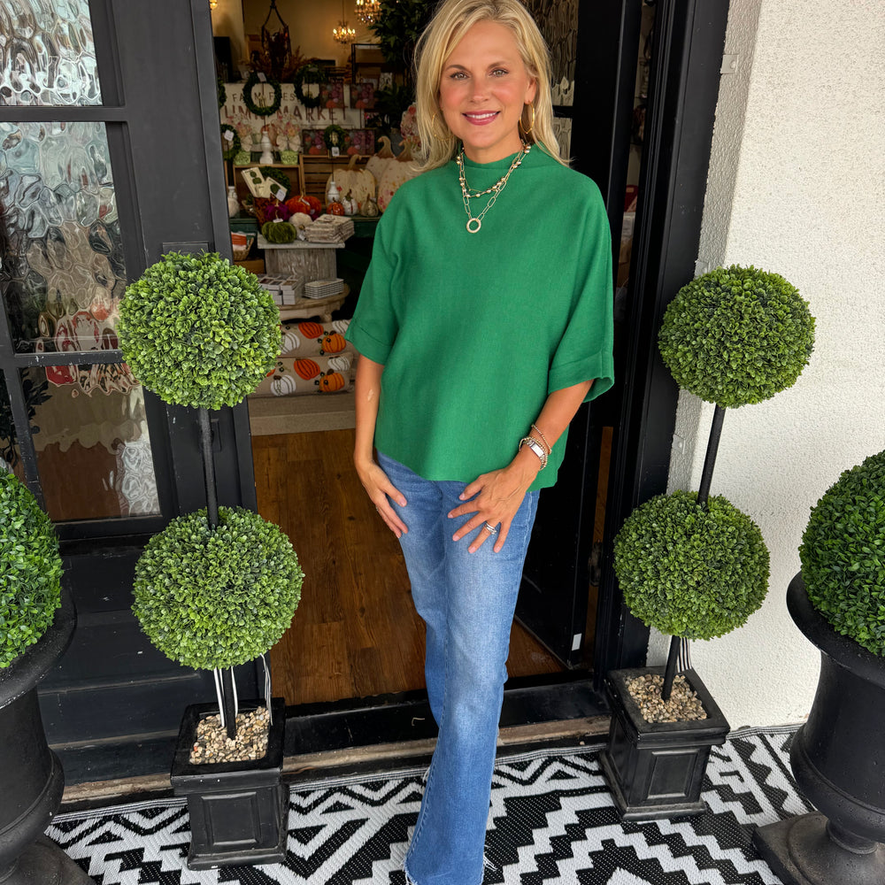 Miranda Top - Hunter Green