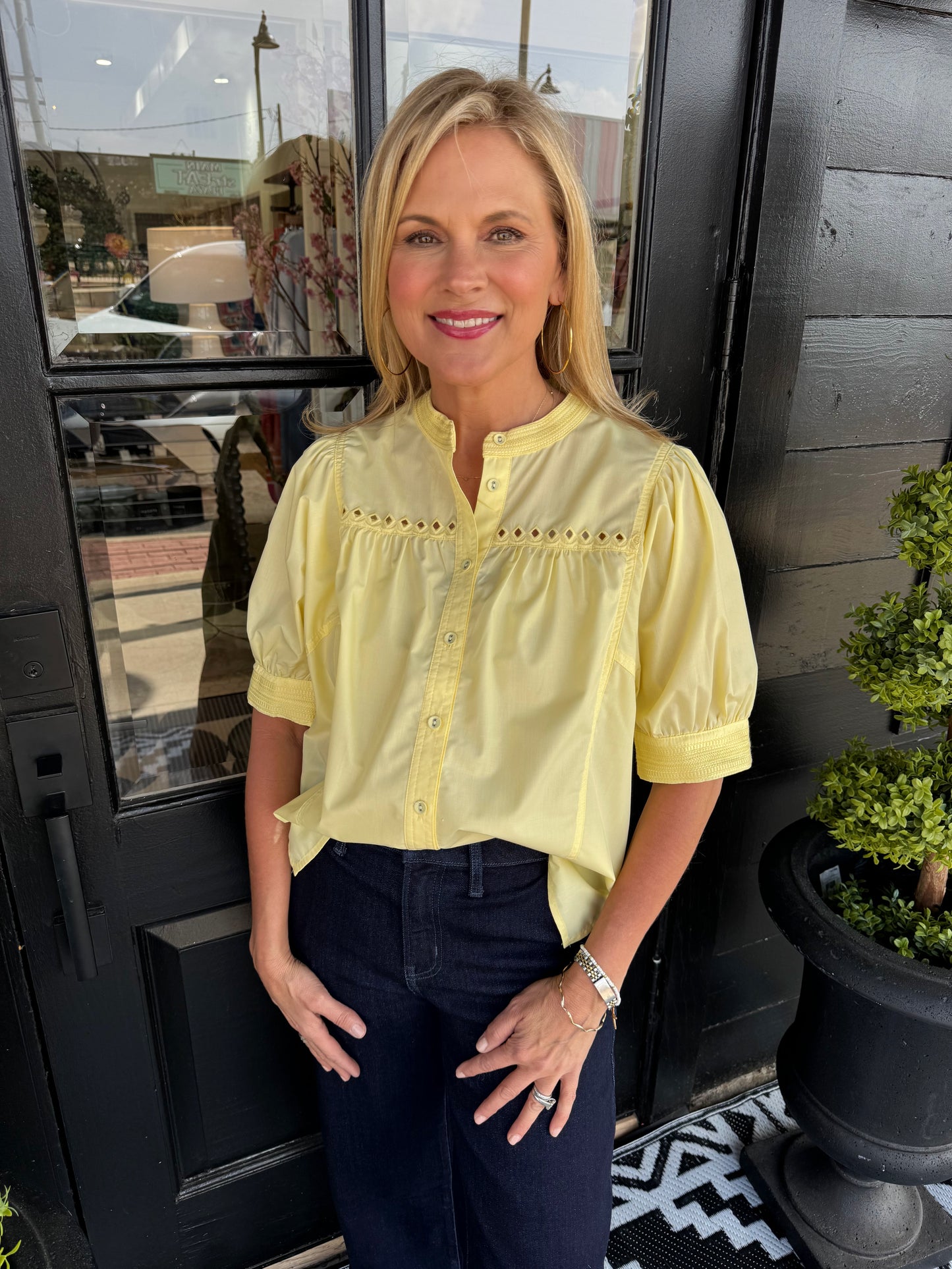 Felicity Top - Yellow