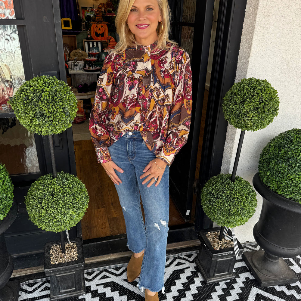 Carrah Top - Ruby Amber