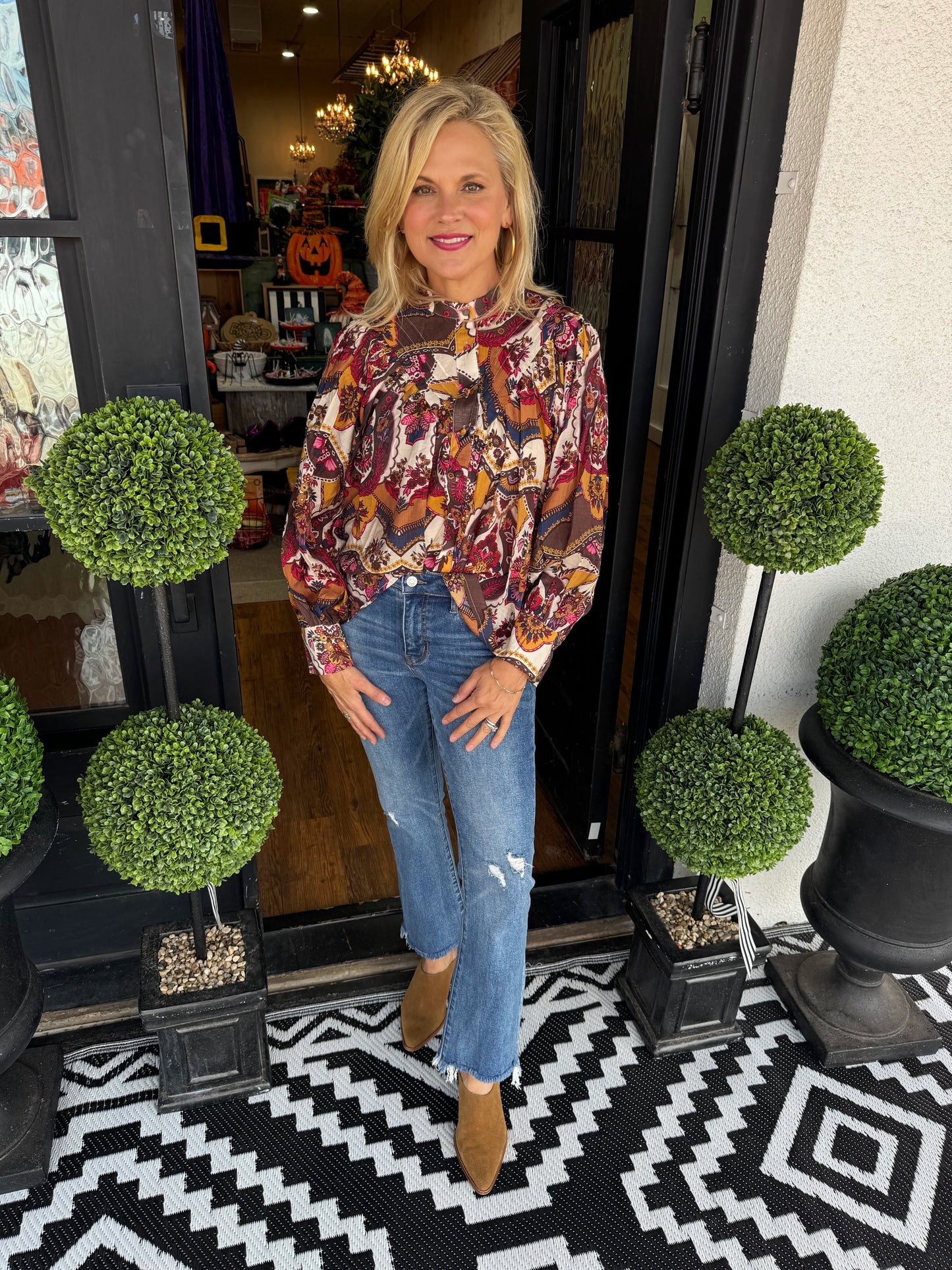 Carrah Top - Ruby Amber