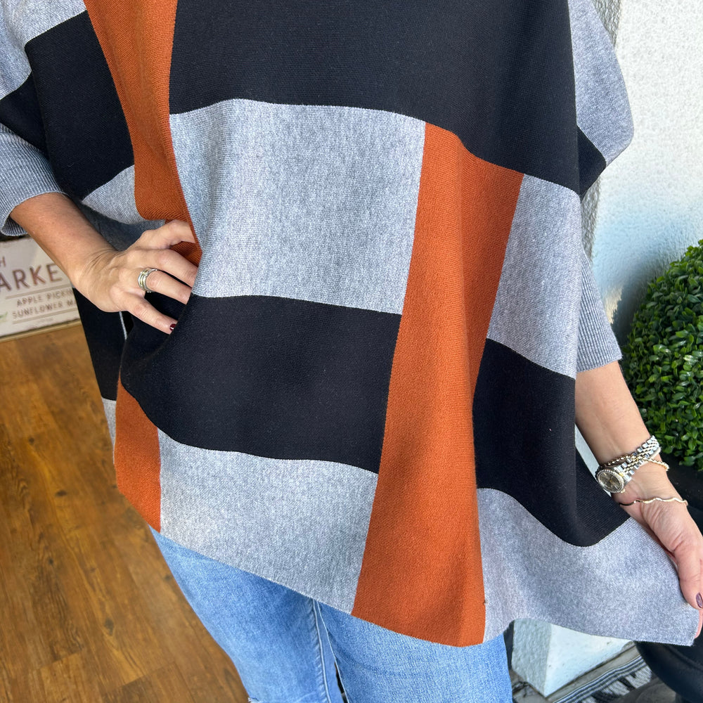 Adaline Sleeved Poncho