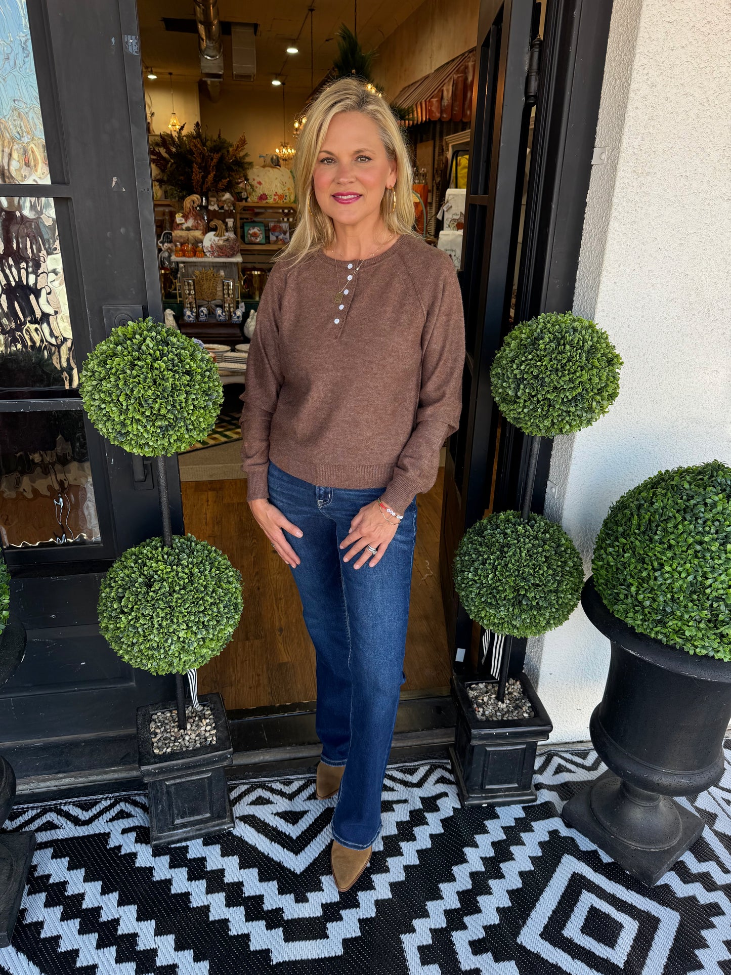 Margot Sweater - Dark Mocha