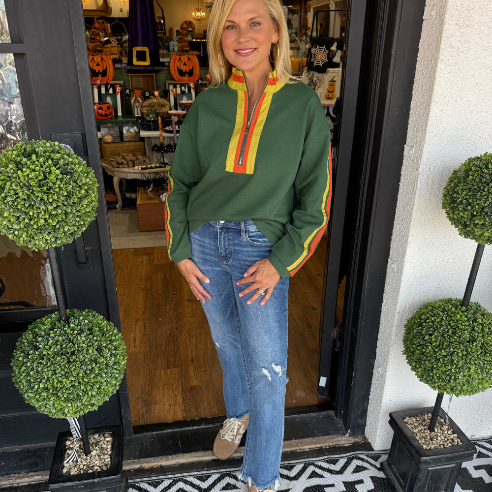 Maddie Top - Hunter Green