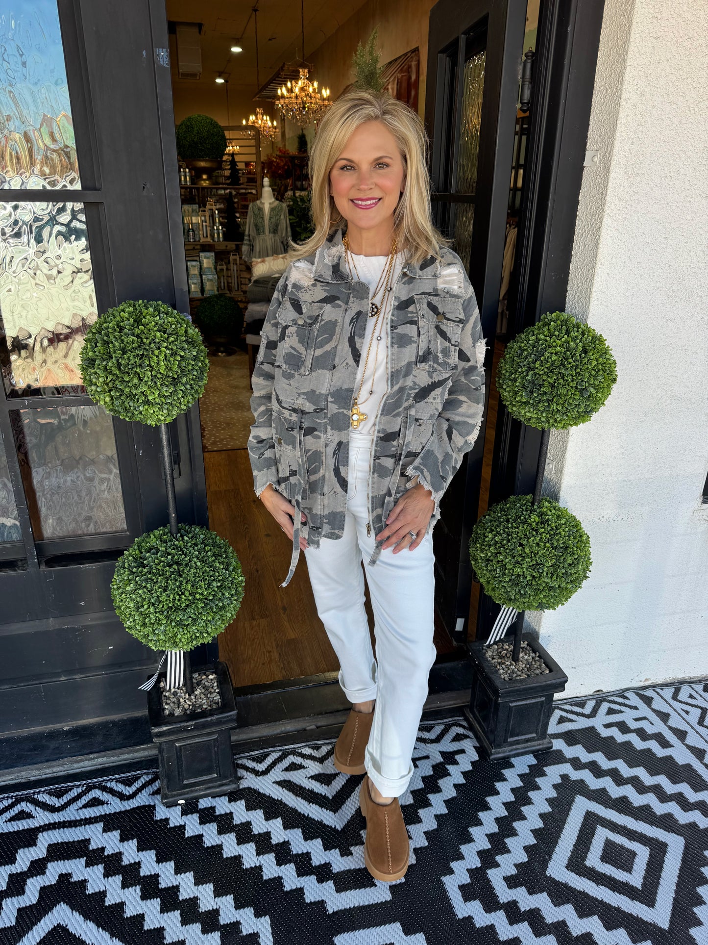 Alexis Jacket - Vintage Camo