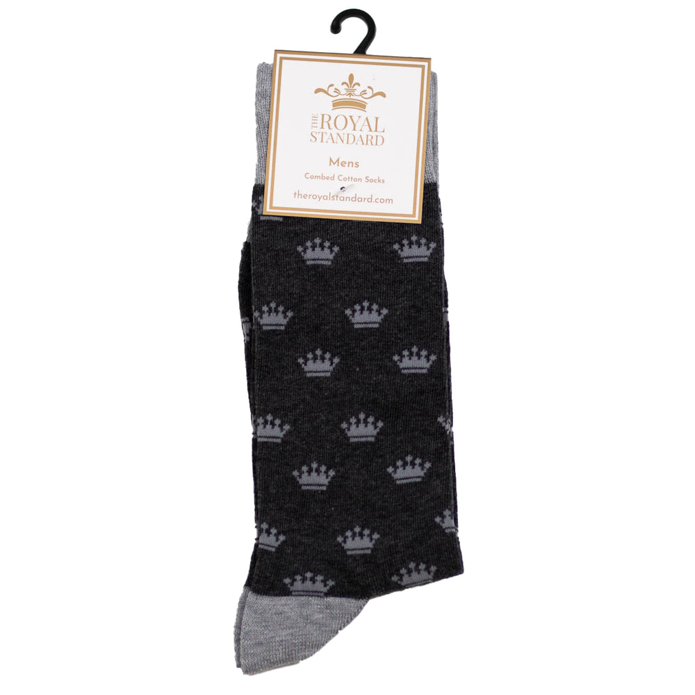 Men's Crown Gray Socks