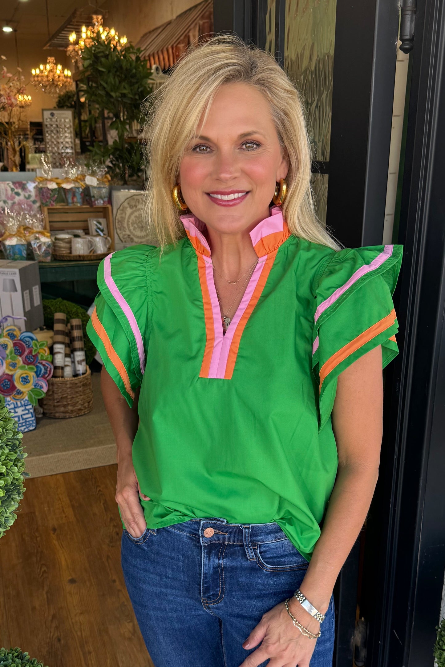 Astrid Top- Green