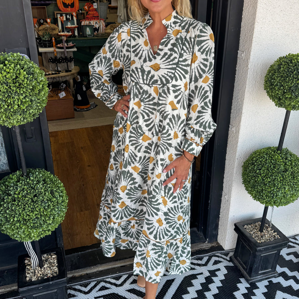 Claire Dress - Olive