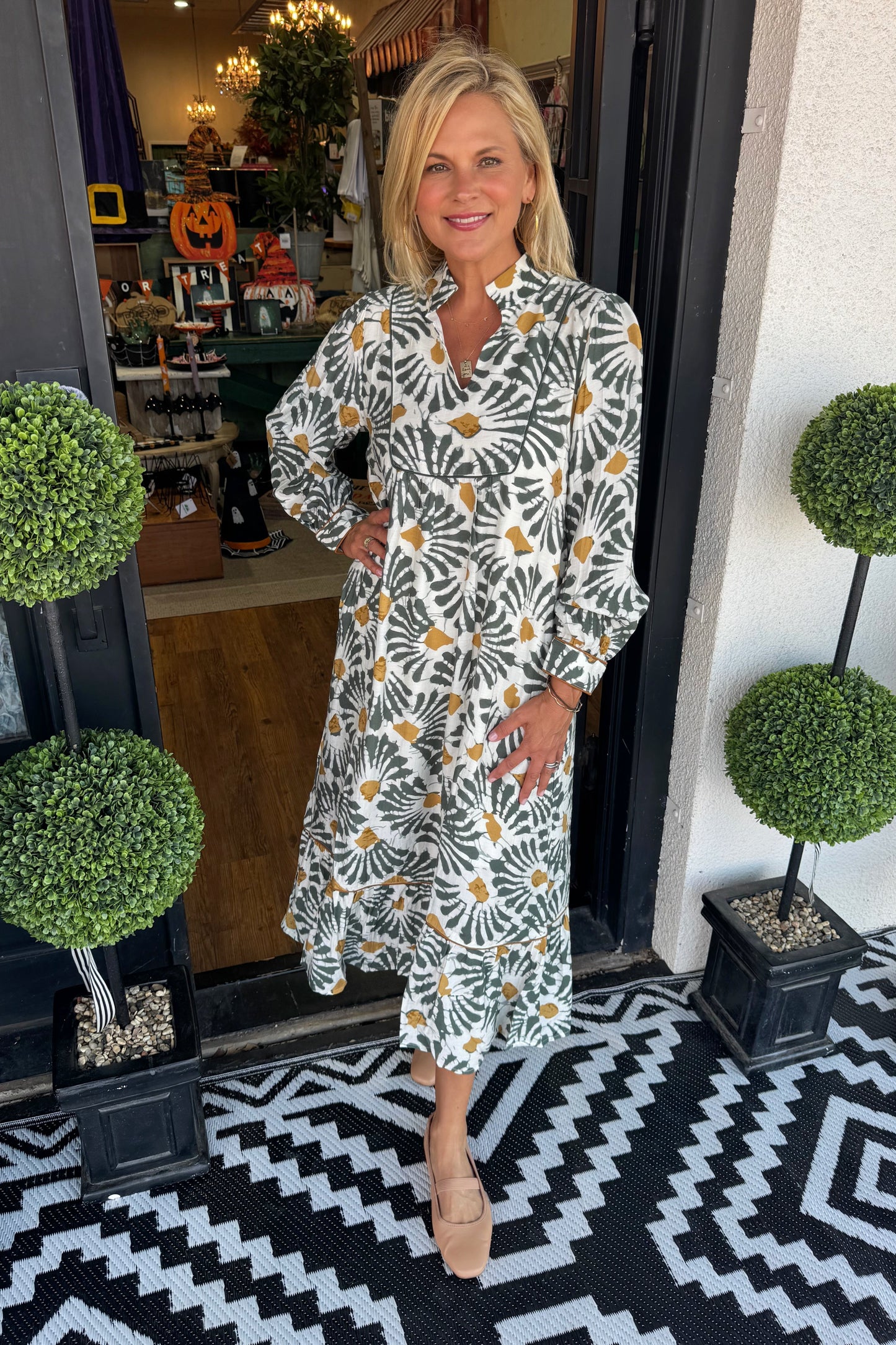 Claire Dress - Olive