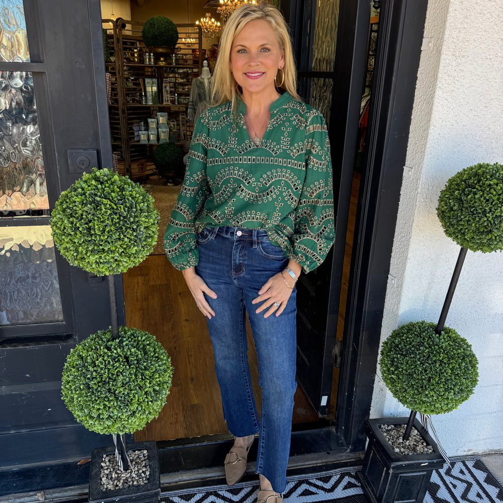 Elizabeth Top - Green