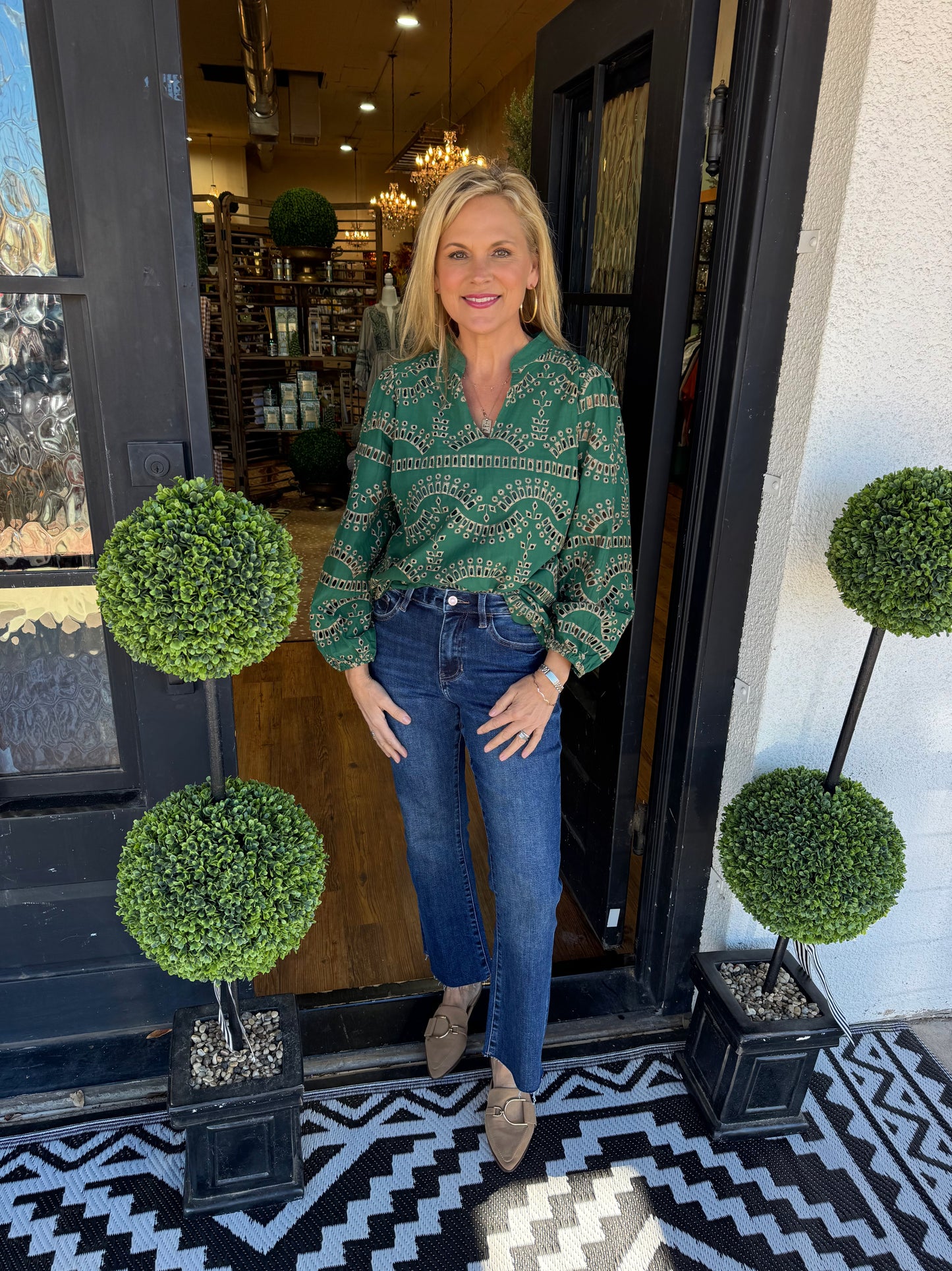 Elizabeth Top - Green