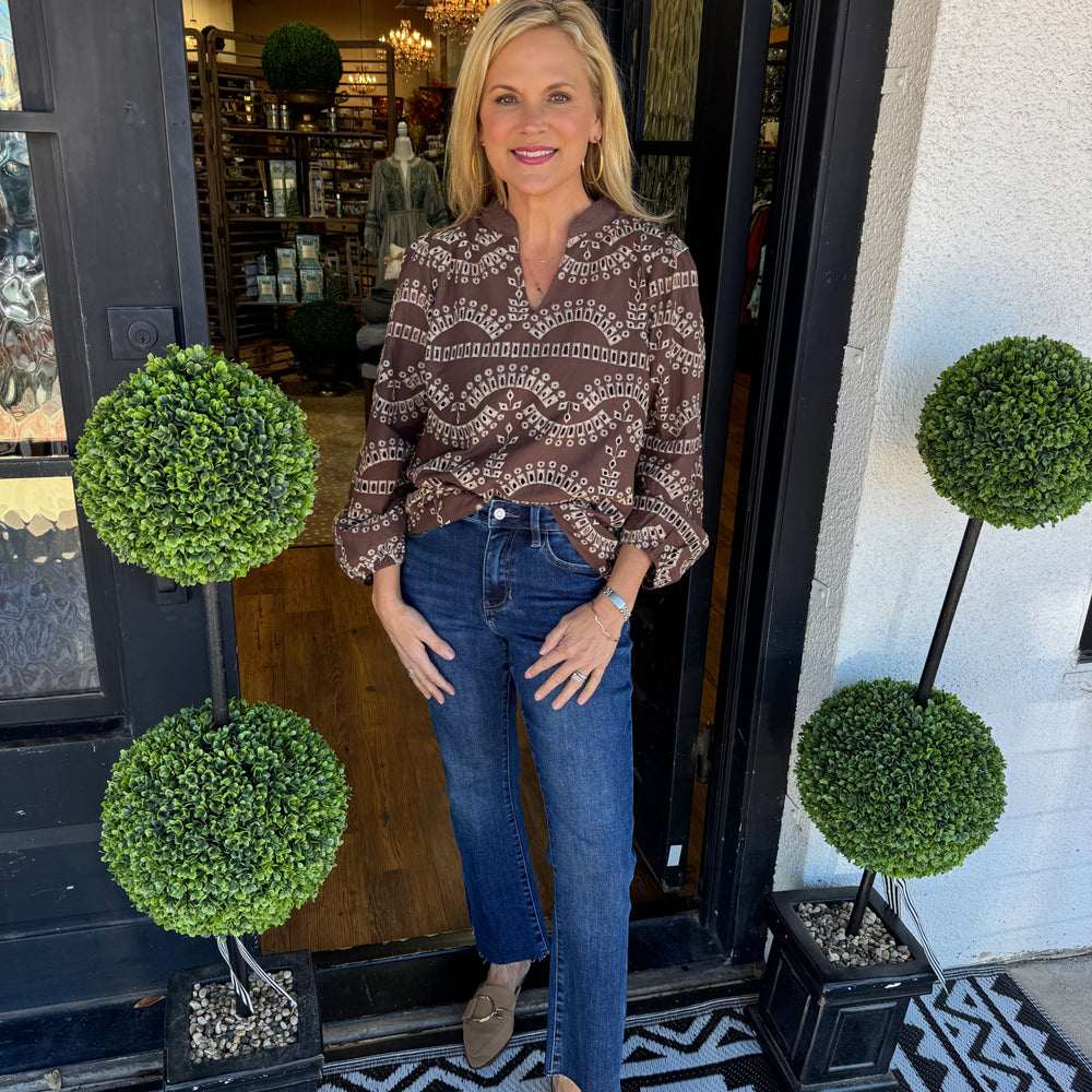 Elizabeth Top - Mocha