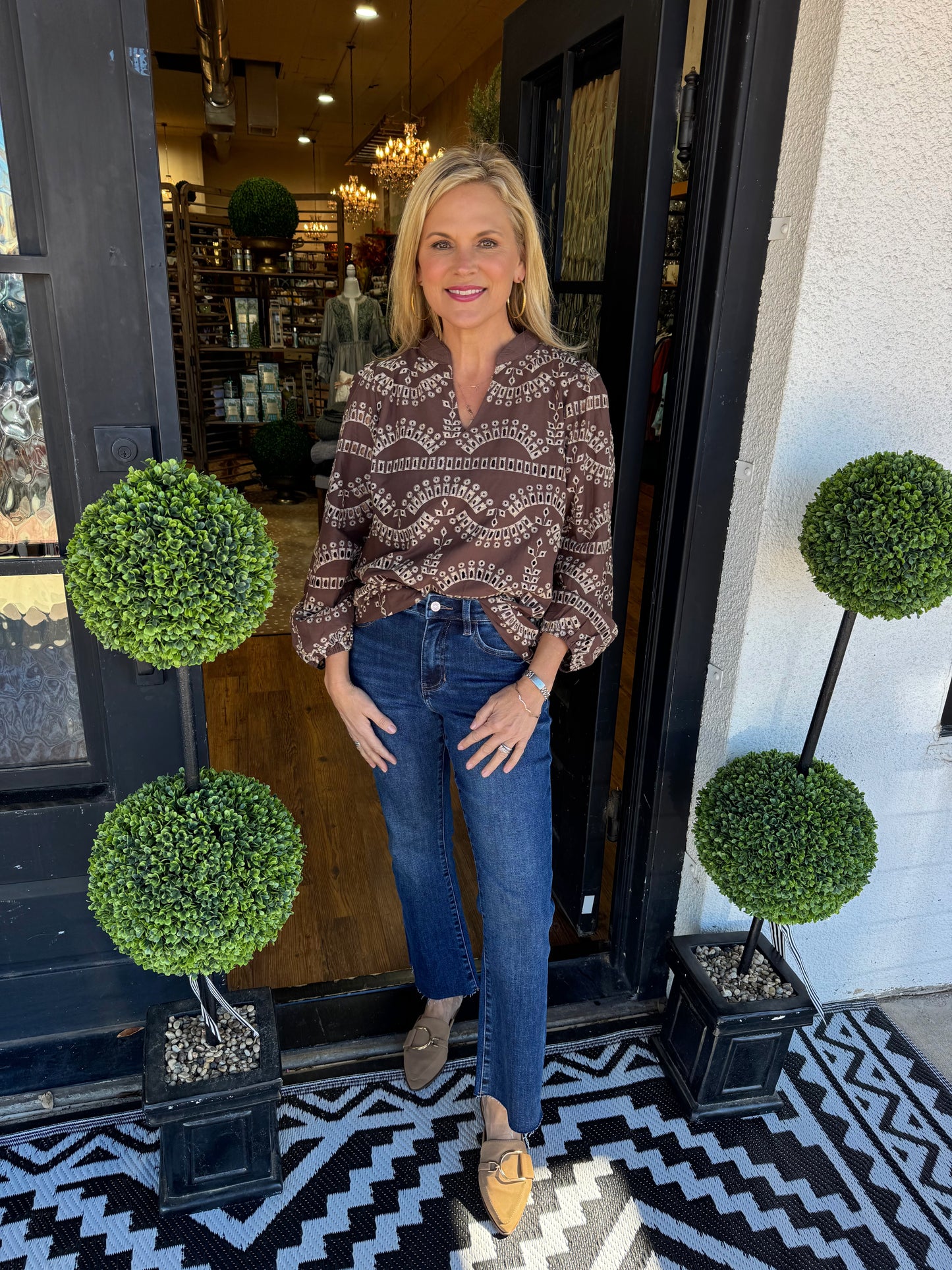 Elizabeth Top - Mocha