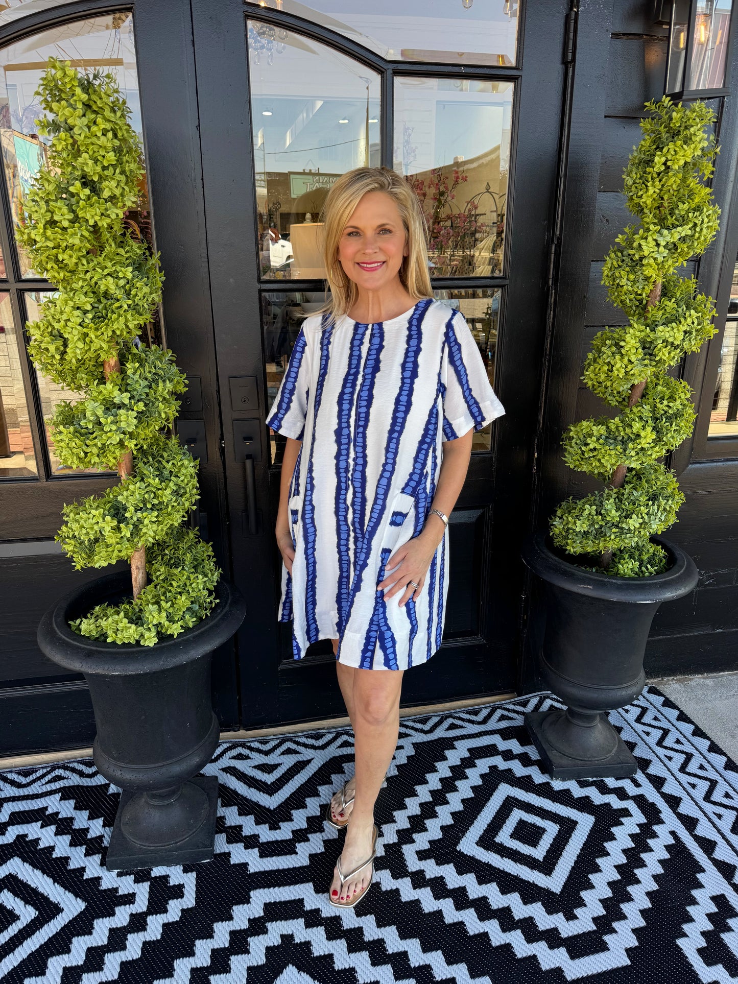 Estelle Dress - Royal