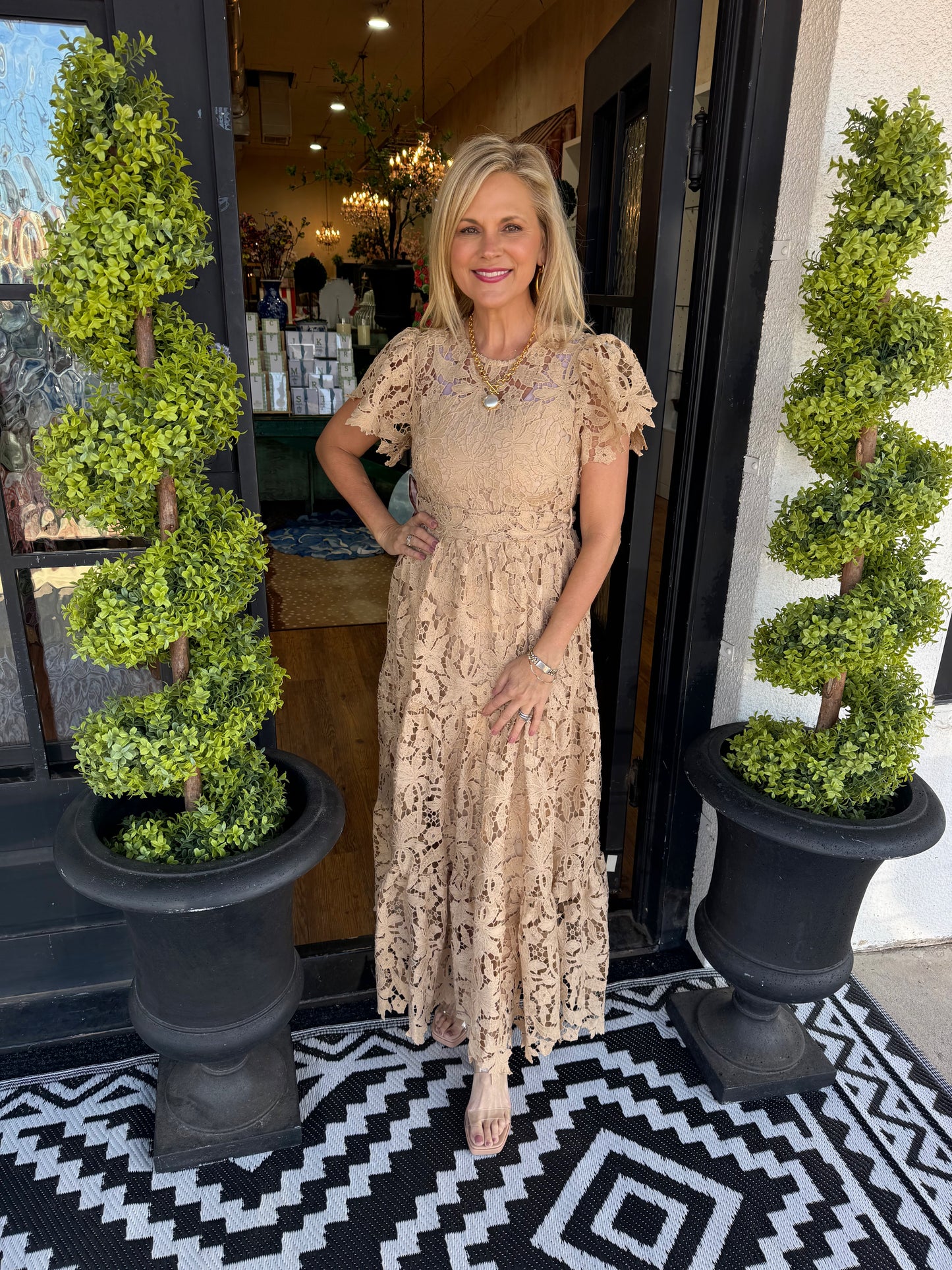 Daphne Dress - Cream