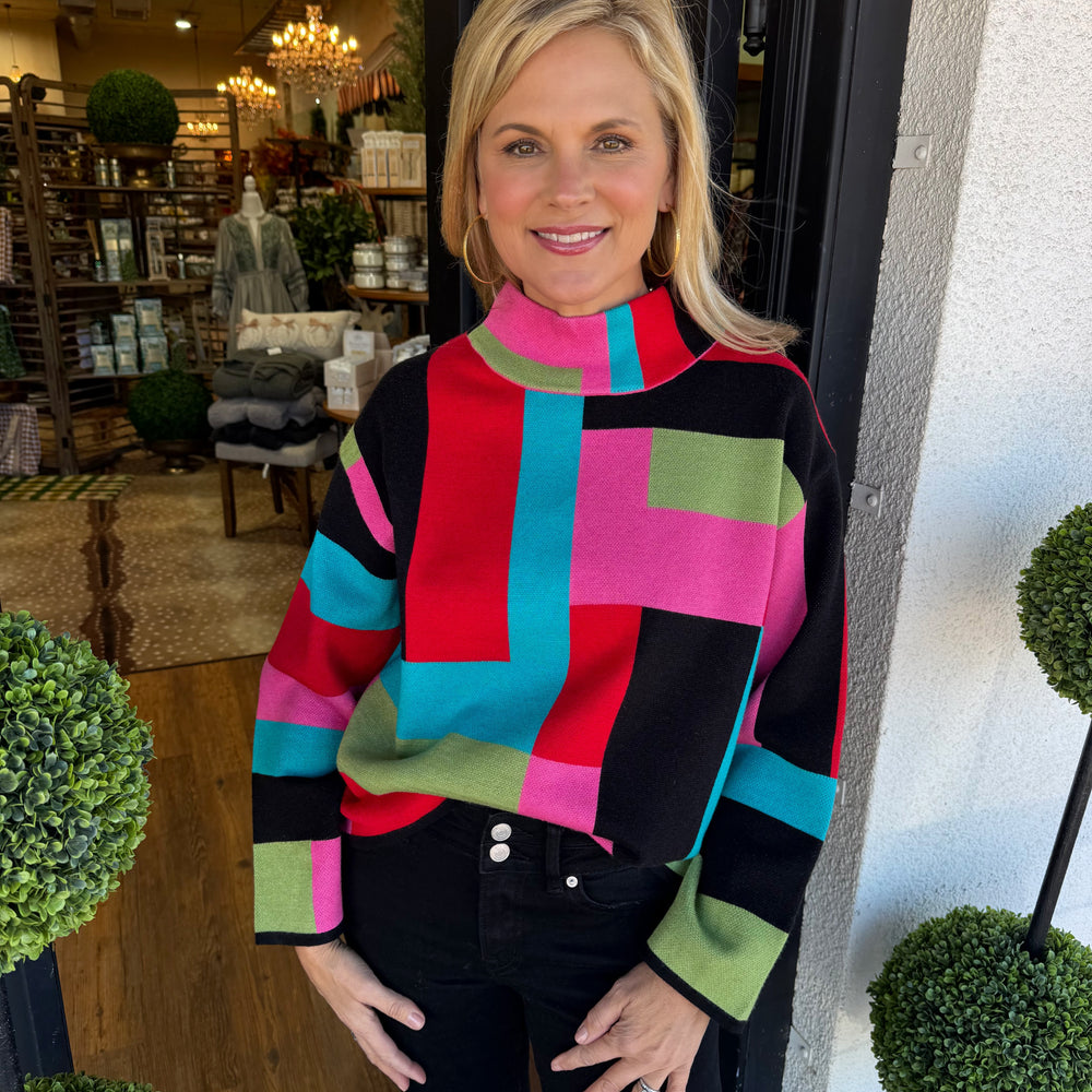 
                  
                    Ivy Jane Color Block Sweater
                  
                