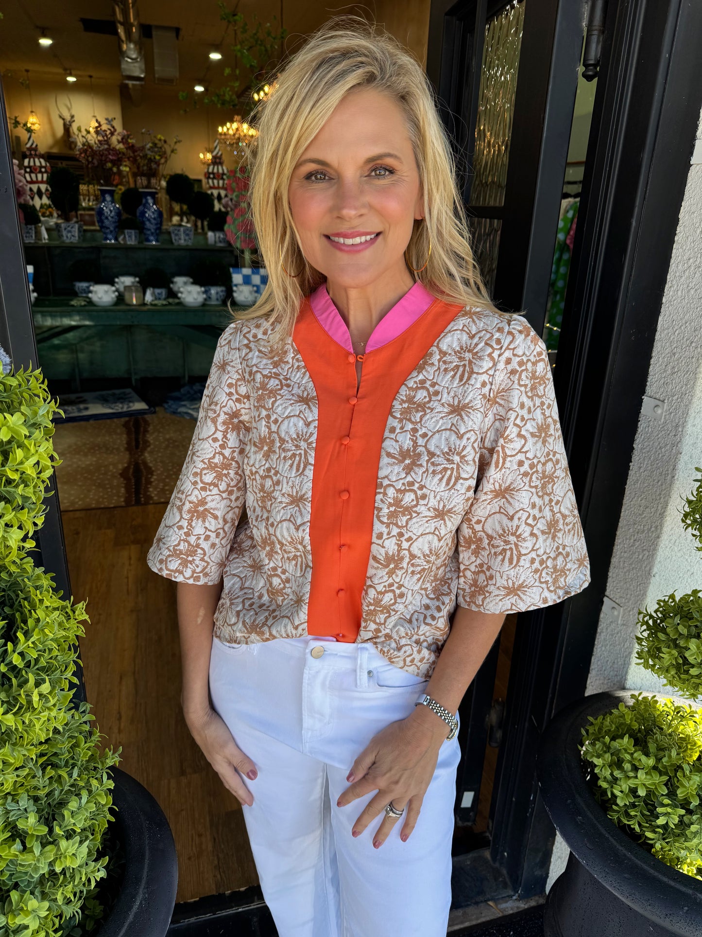 Jillian Top - Orange