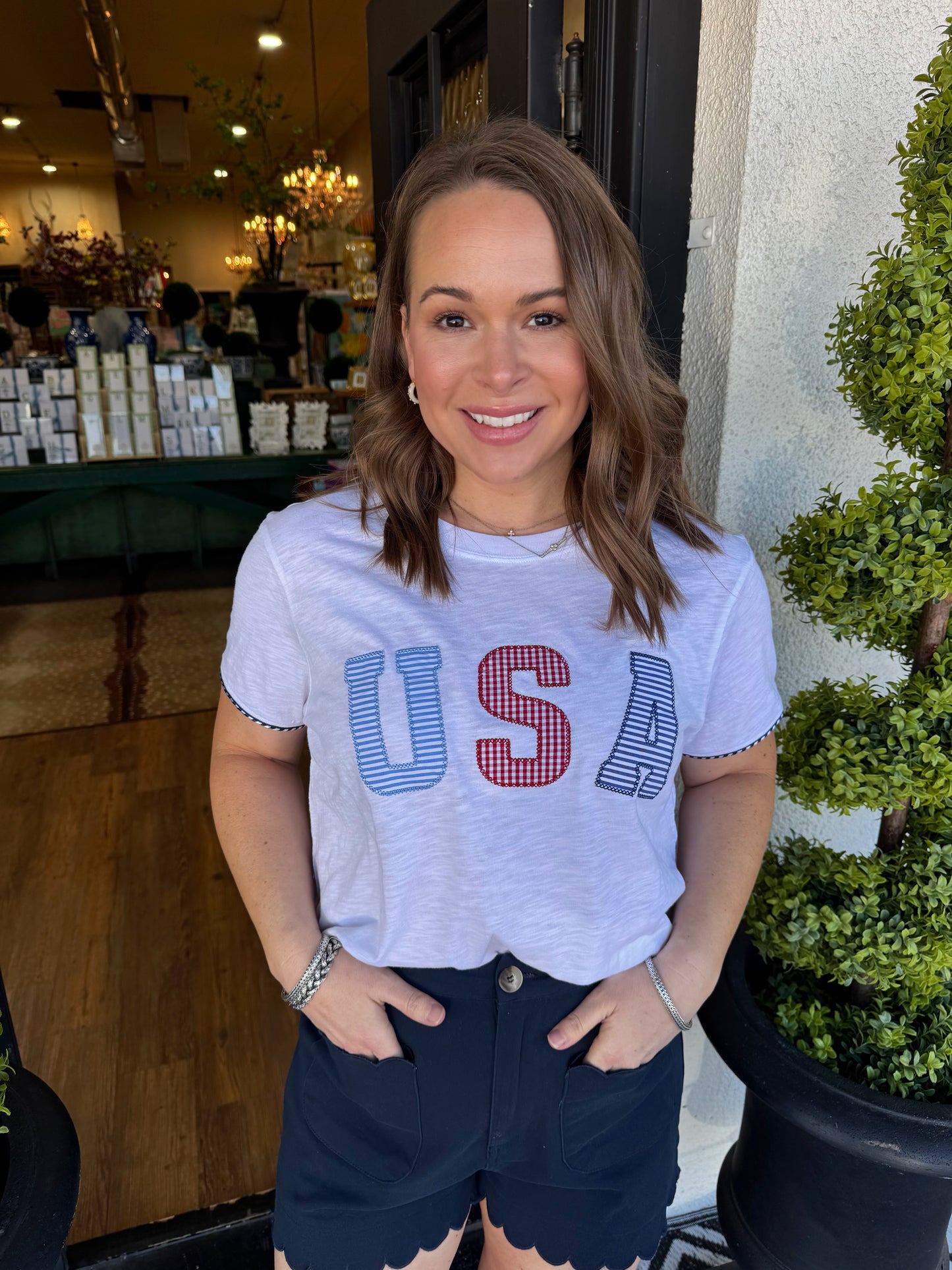 USA Tee - White