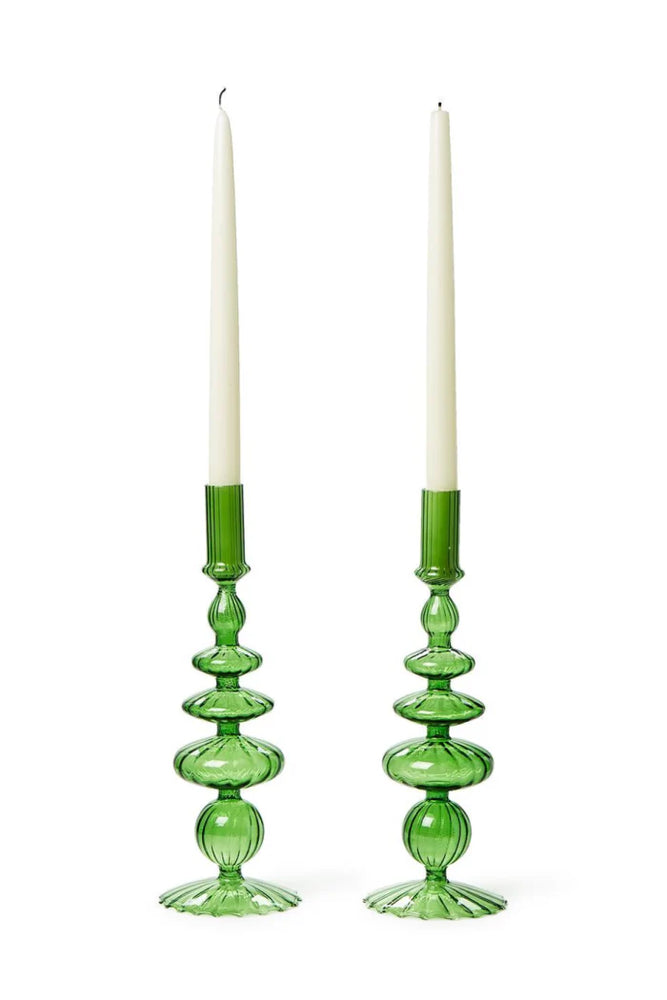 
                  
                    Hand Blown Glass Candle Sticks
                  
                