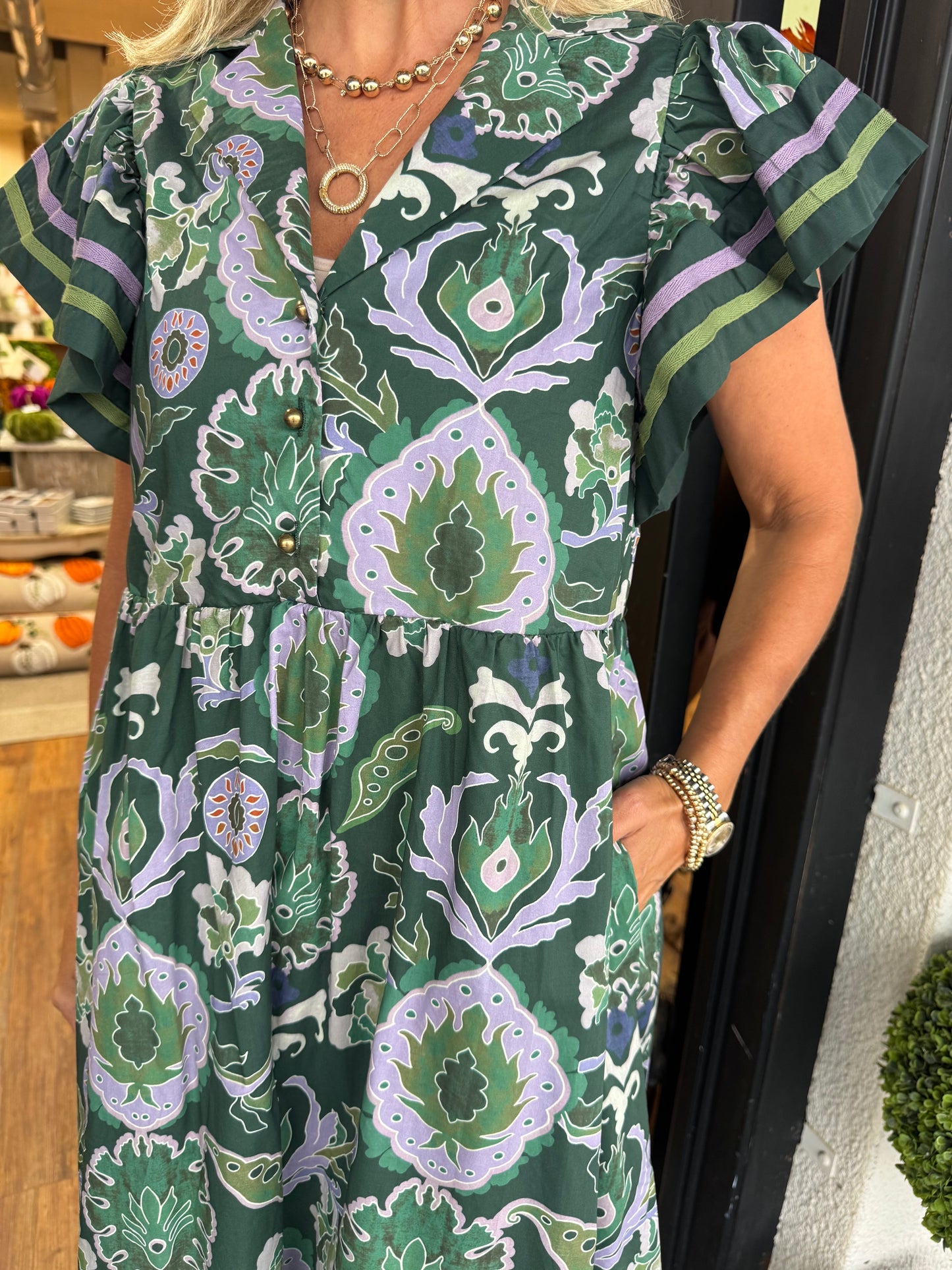 Marcelline Dress - Green