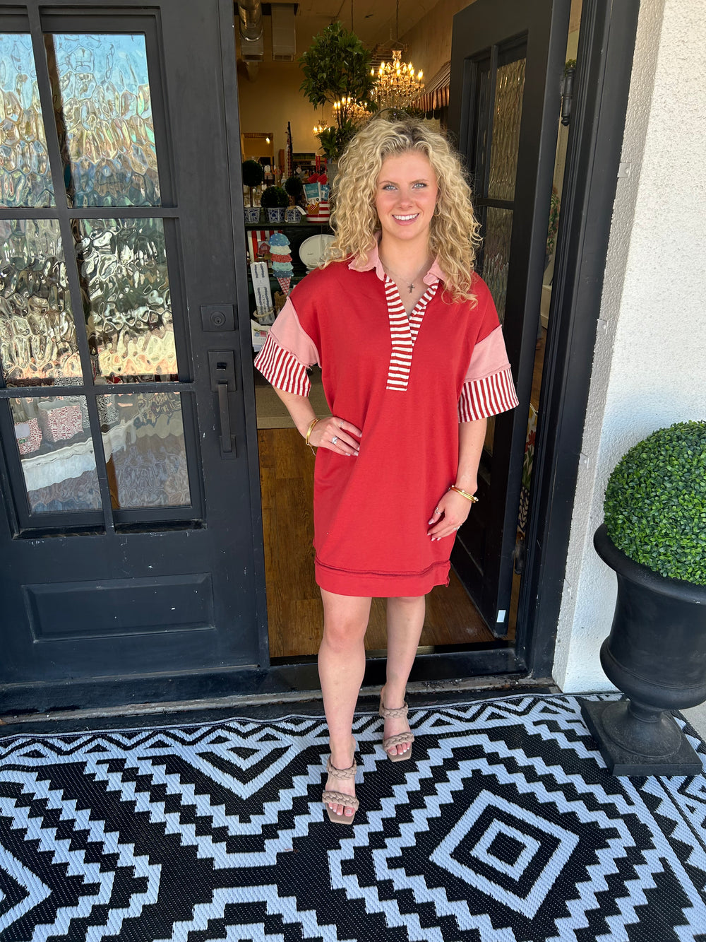 Florence Dress Red