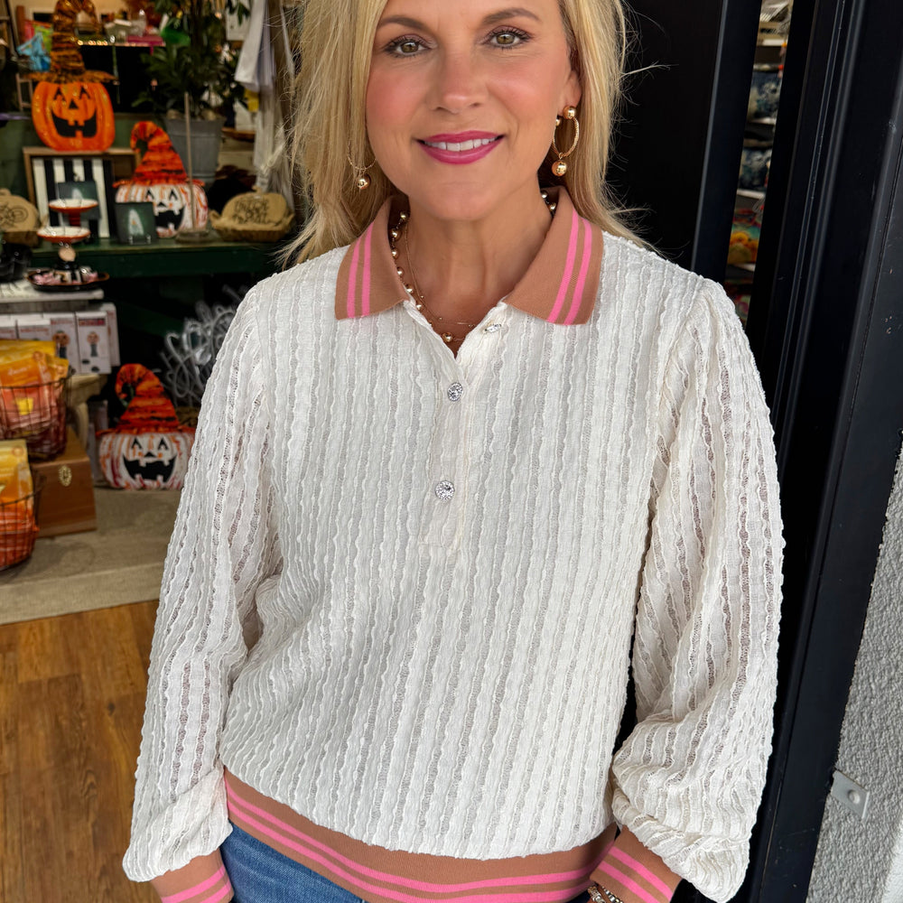 Garnette Top - Ivory