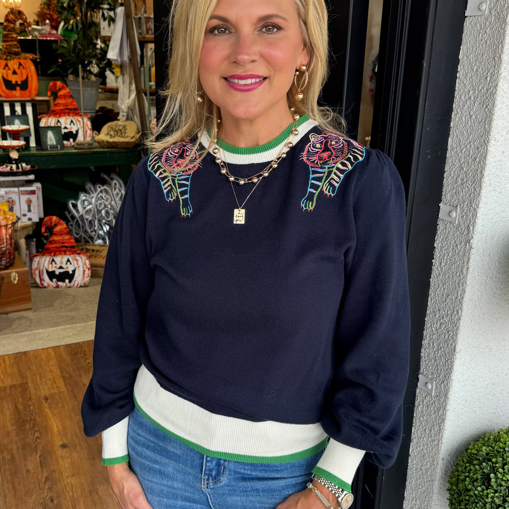 Leah Top - Navy