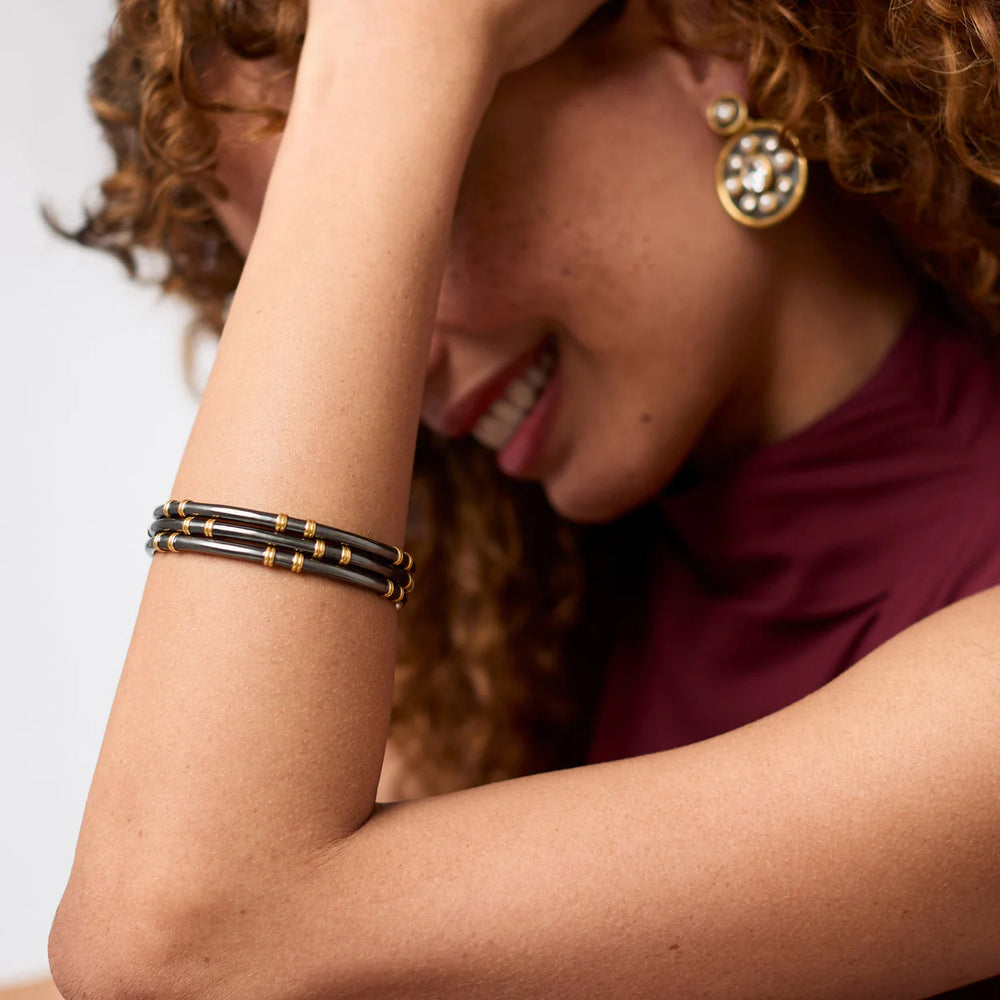 Tribeca Stacking Bangle - Mixed Metal - M