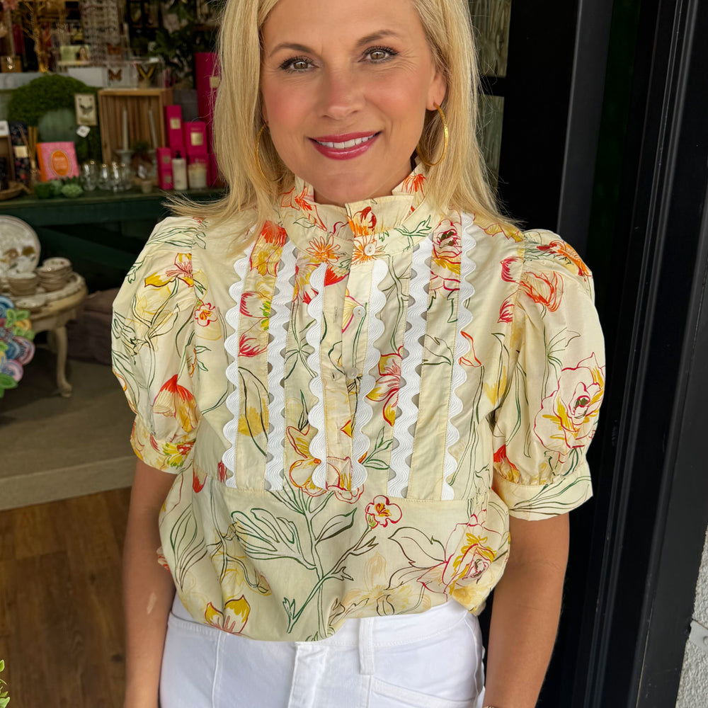 
                  
                    Emilia Top- Yellow
                  
                