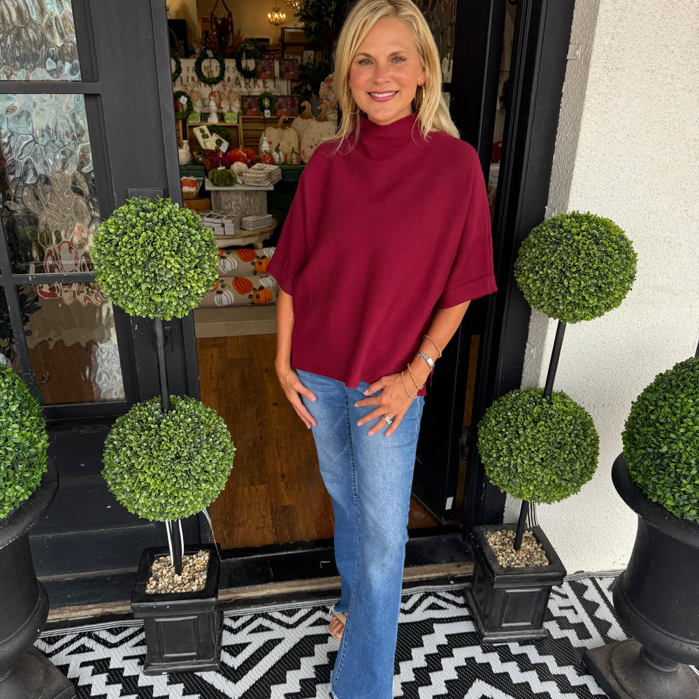 Miranda Top - Burgundy