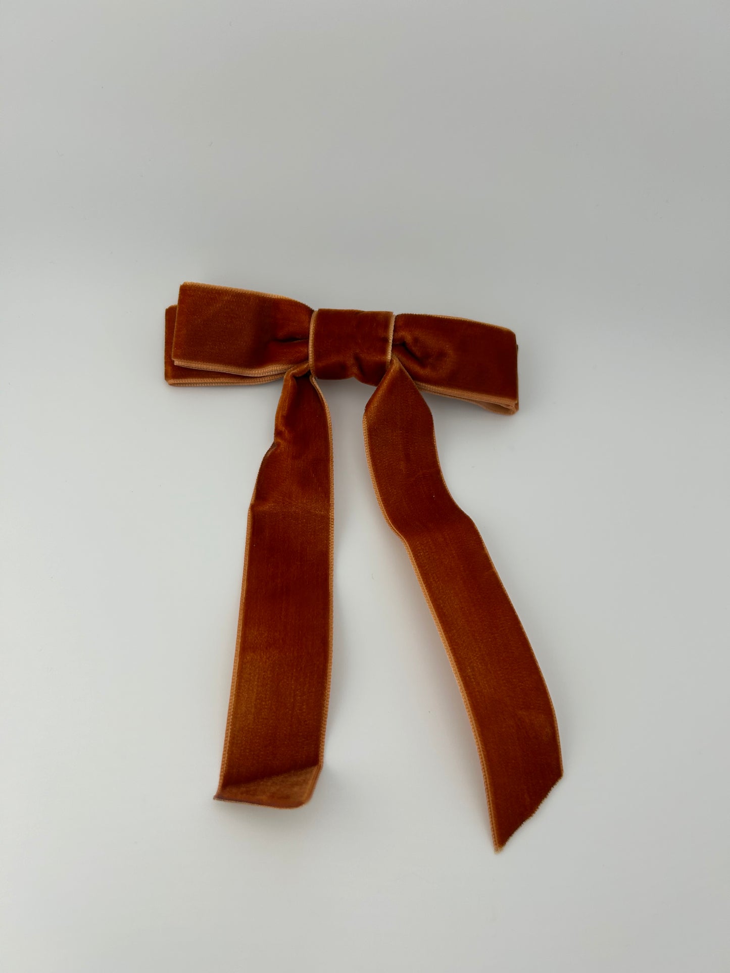 Velvet Bow Clip