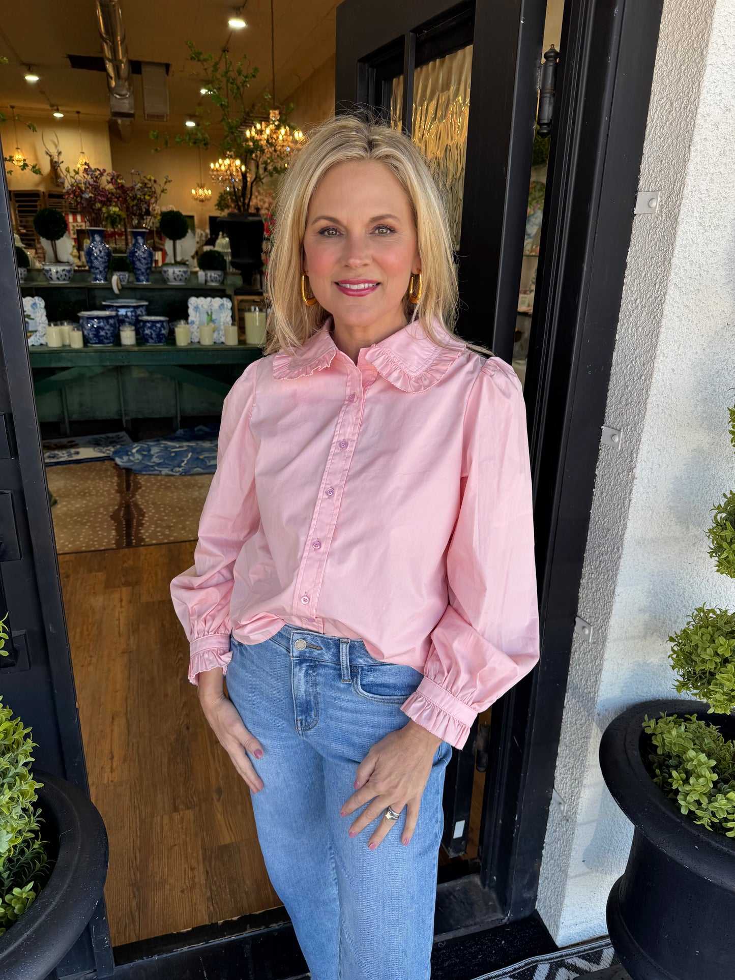 Courtney Top  - Blush