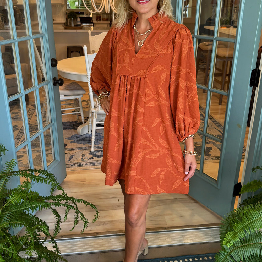 Jessy Dress - Rust